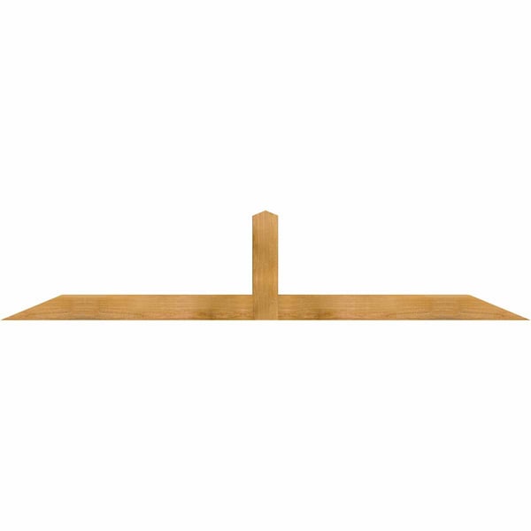 Ekena Millwork Portland Rough Sawn Timber Gable Bracket, Western Red Cedar, 84"W x 17"H x 4"D x 4"F, 5/12 Pitch GBW084X17X0404POR00RWR - main